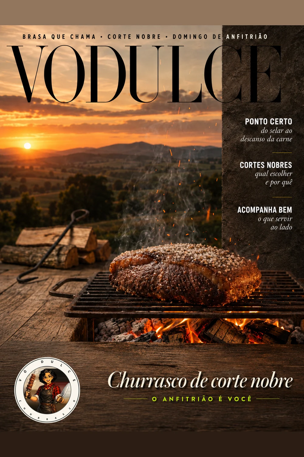 Capa do livro Churrasco