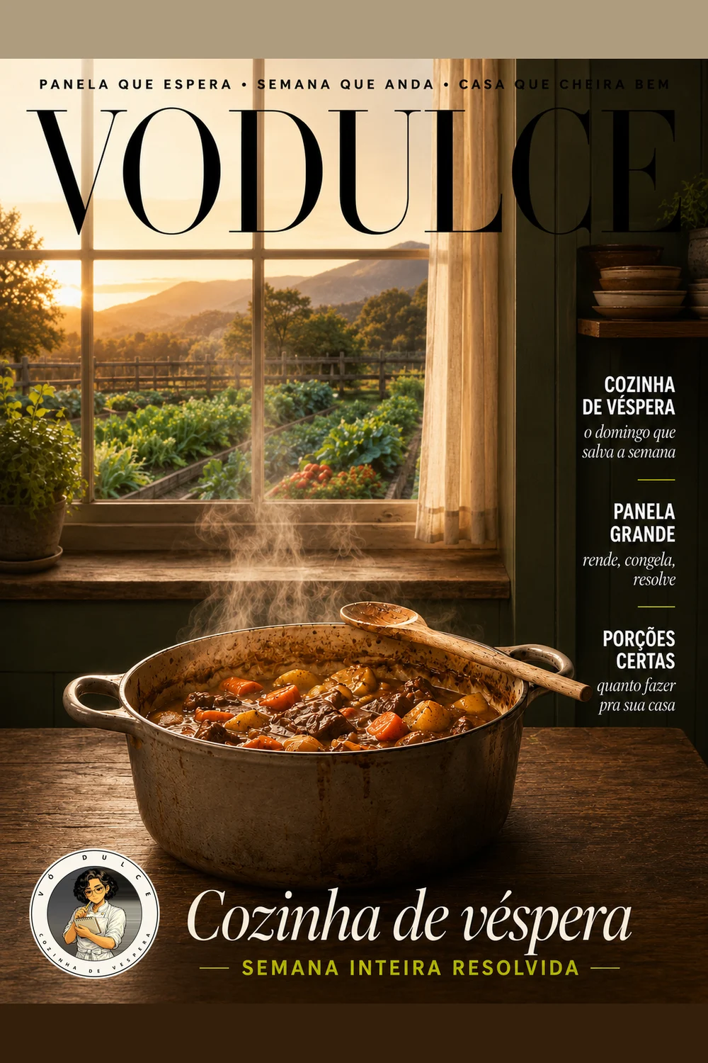 Capa do livro Pratos de Véspera
